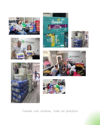 Gente Ayudando Gente agradeció a quienes participaron de la iniciativa para asistir a familias afectadas en Venezuela y anticipó futuras convocatorias (Foto cortesía Gente Ayudando Gente)