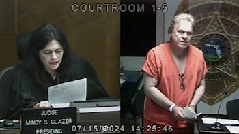 Ramón Jesurún durante el juicio