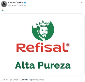 Carlos Carrillo le lanzó pulla a Abelardo de la Espriella tras la selección Colombia ser eliminada del Mundial - crédito @CarlosCarrilloA/X