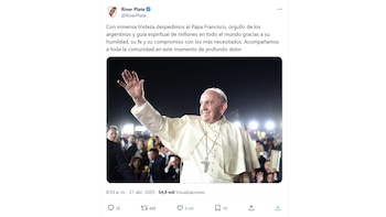 El mensaje de River Plate