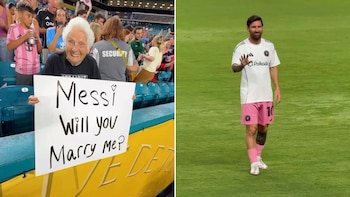 La tierna reacción de Messi