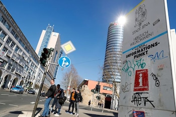 La ciudad de Jena, Alemania, 21 marzo 2019. (REUTERS/Fabrizio Bensch)