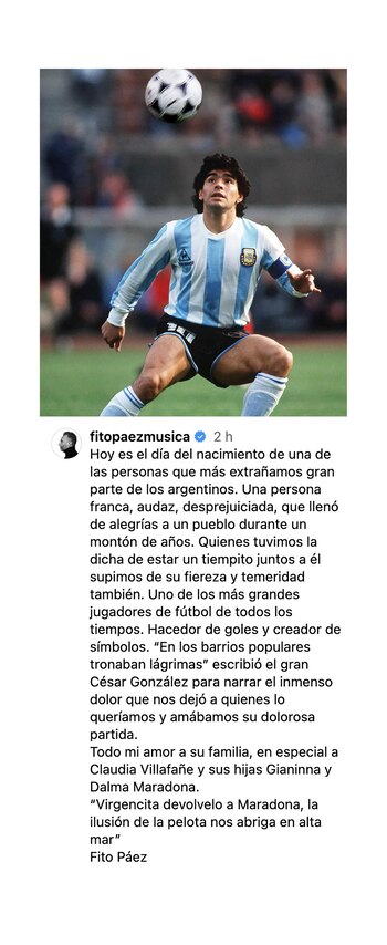 Fito Páez recordó su gran