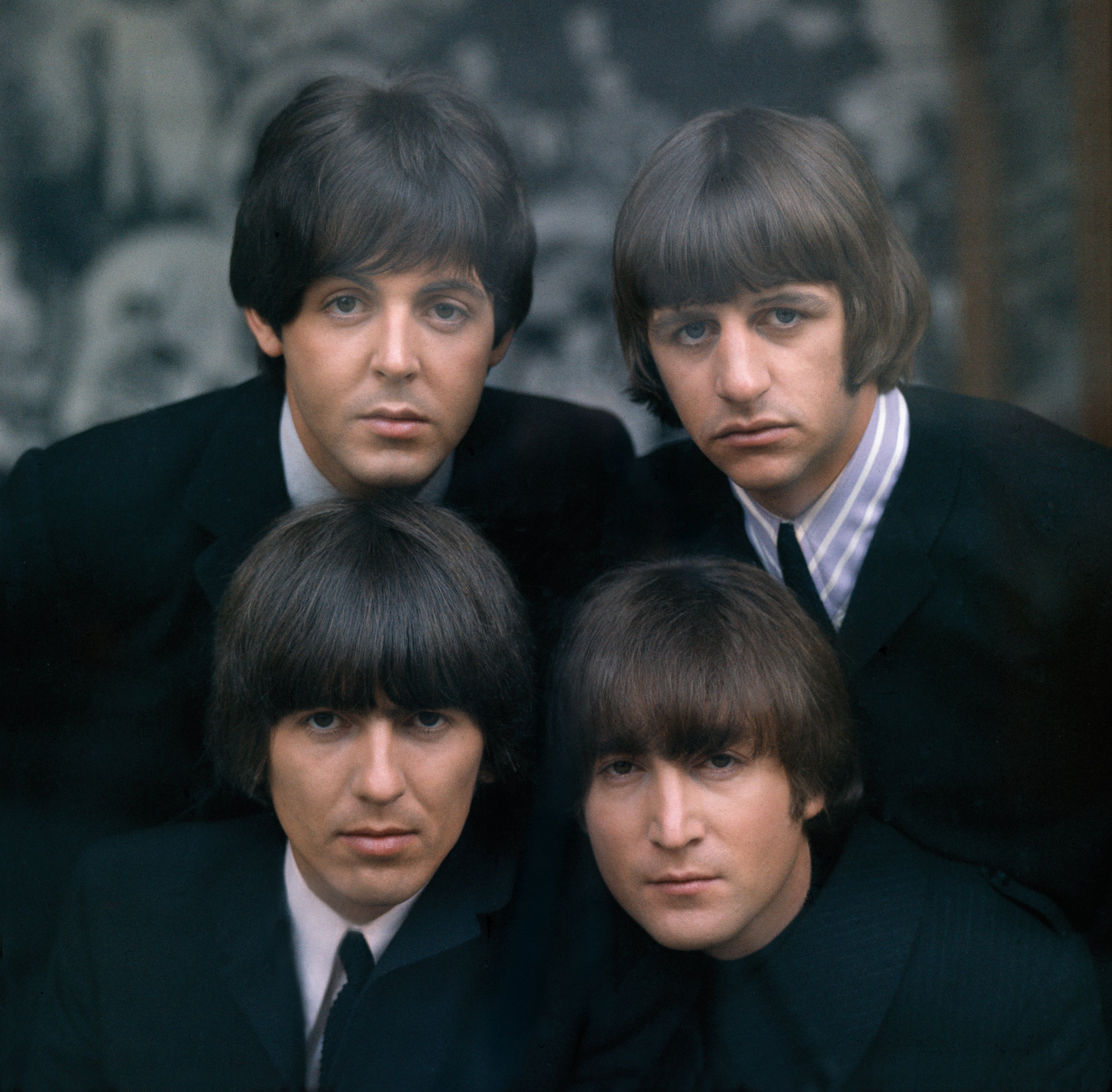 John Lennon, Paul McCartney, George Harrison y Ringo Starr en 1965, el año en que grabaron 'Rubber Soul' en apenas cuatro semanas