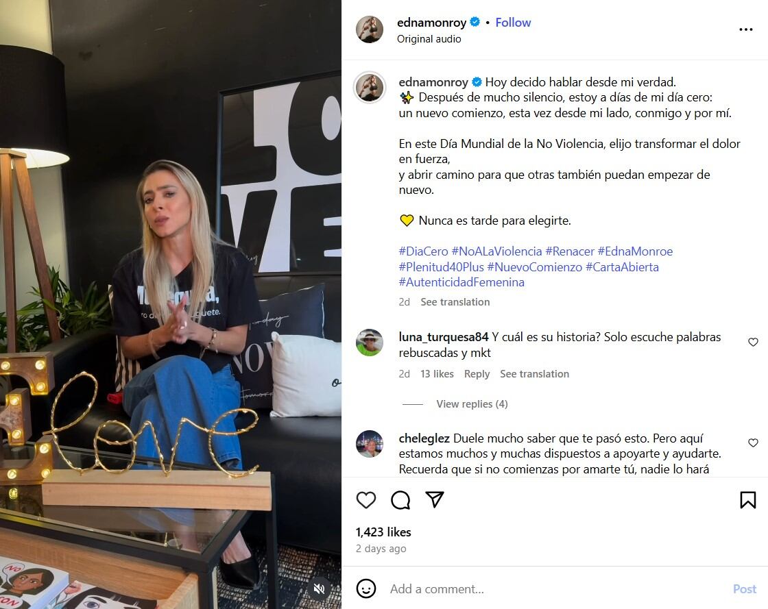 Hasta el momento, no se ha confirmado si Edna Monroy presentó una denuncia legal contra Enrique Fuentes (IG)