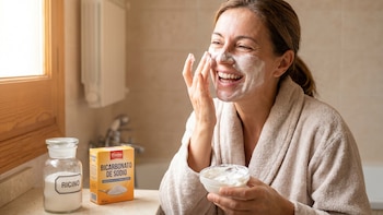 Bicarbonato y aceite de ricino: para qué sirve en tu piel si tienes entre 30 y 60 años de edad