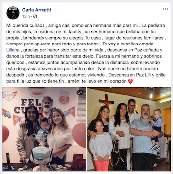 El posteo de Facebook que