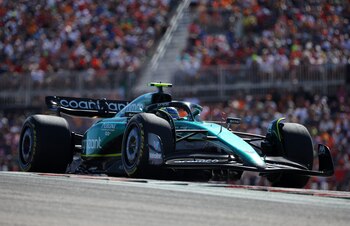 El piloto de Aston Martin,