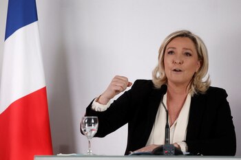 Marine Le Pen, candidata de