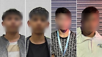 Los cuatro menores detenidos por