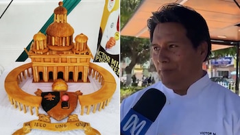 Chiclayo sorprende con réplica del Vaticano hecho en pan: panadero tardó una semana en construirla antes de la llegada del papa León XIV