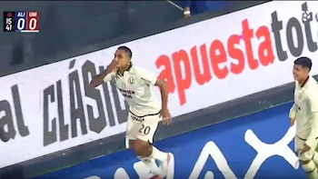 Gol de Alex Valera, tras perfecta asistencia de Gianluca Lapadula, en Universitario vs Alianza Lima por Torneo Clausura 2026