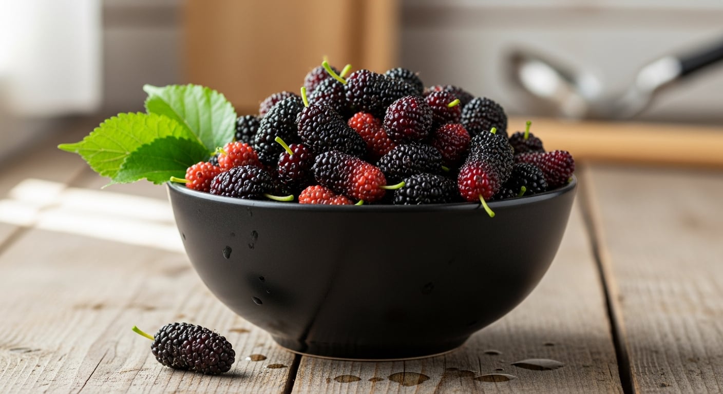 Las moras son ricas en fibra, vitamina C, vitamina K y manganeso, fundamentales para una alimentación equilibrada según la Cleveland Clinic (Imagen Ilustrativa Infobae)