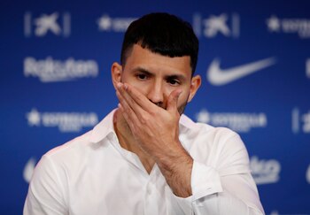 El Kun Agüero viajó a