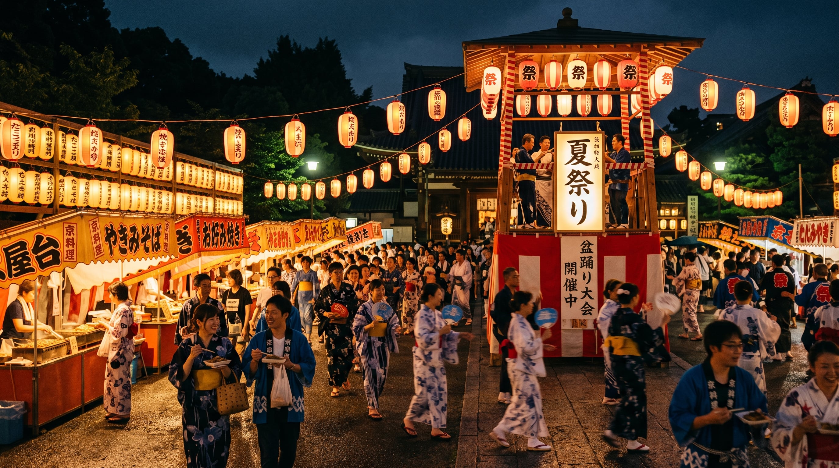 El Natsu Matsuri, o festival de verano, es una tradición japonesa que surgió para agradecer a los dioses por las cosechas y pedir prosperidad para el siguiente ciclo. (Imagen Ilustrativa Infobae)