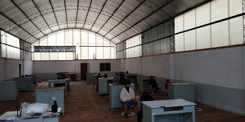 El salón en donde se