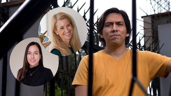 Cristhian Briceño, Patricia Díaz y