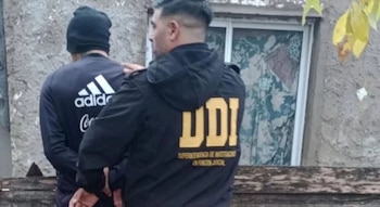 Así fue el momento de la detención del sospechoso (Gentileza: 0223)