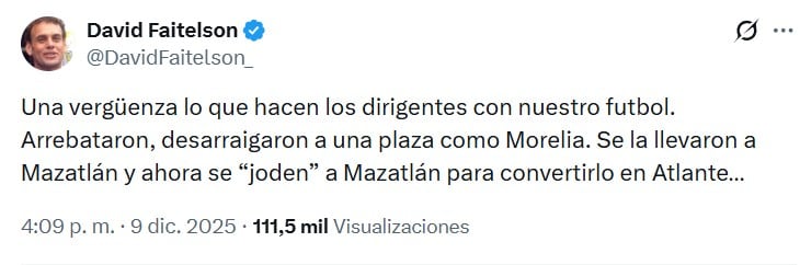 Faitelson calificó de