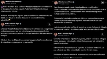 La representante afirmó que este