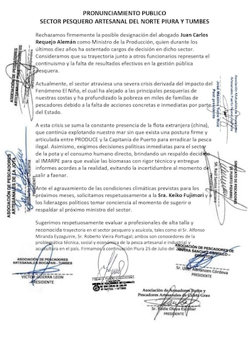 Sector pesca