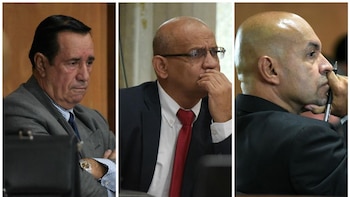 Los exmagistrados Fausto Rubén Díaz Rodríguez, Alcibiades Vargas Bautista y Joel Darío Trejos Londoño alteraron fallos para favorecer a procesados por homicidio y concierto para delinquir - crédito César Melgarejo