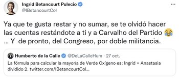 Humberto de la Calle, Ingrid