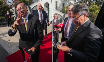 El presidente Gustavo Petro recibió