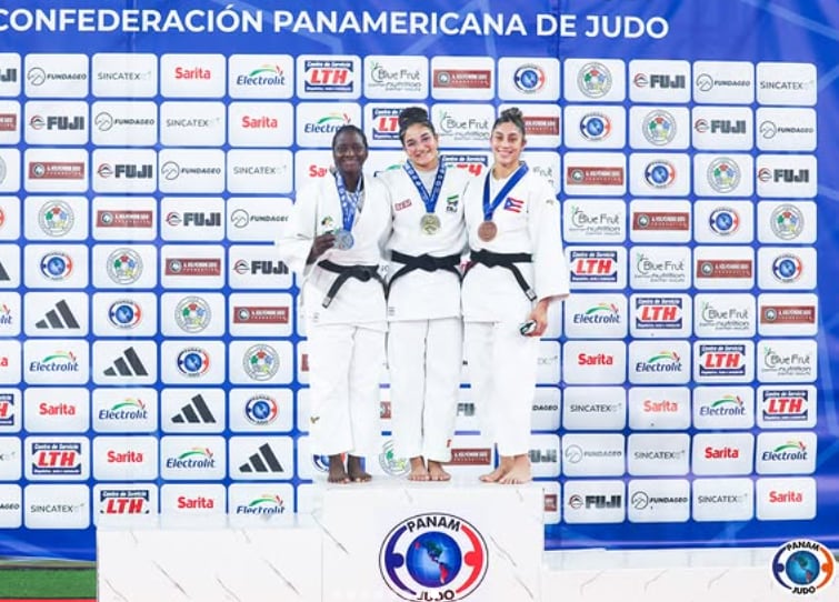 Brigitte Carabali ganó la medalla de bronce para Colombia en el Panamericano de Judo 2026 - crédito Panam Judo