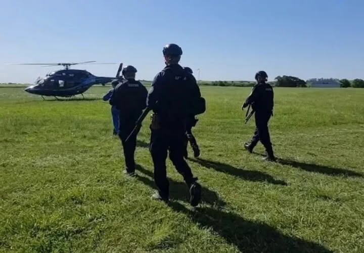 Continúa activo el operativo para dar con los responsables del ataque (Gentileza: Victoria Primicias)