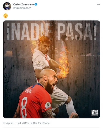 El tuit de Carlos Zambrano
