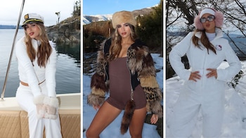 Julieta Poggio deslumbró en la nieve de Bariloche: sus mejores fotos