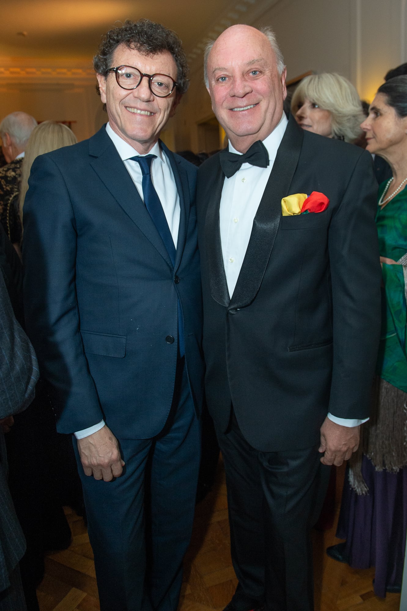 Gerardo Grieco, director general del Teatro Colón, junto al empresario Martín Cabrales