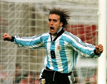 Con 56 tantos, Gabriel Batistuta