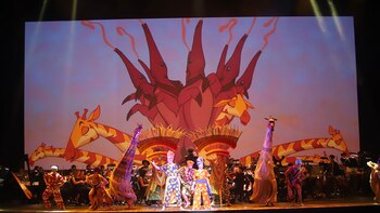 "El Rey León" fue cantado