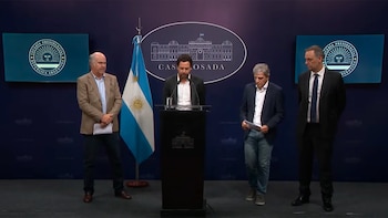 Conferencia de prensa Manuel Adorni 23.01