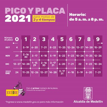 Pico y placa para motos