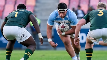 Los Pumitas y Sudáfrica M20 del Rugby Championship