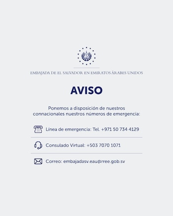 Números de emergencia para los