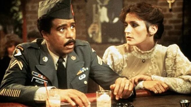 Richard Pryor y Margot Kidder en