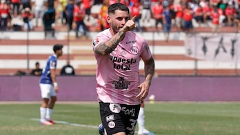 Pablo Erustes vio cielo abierto con una demoledora exhibición goleadora ante Cienciano. - Crédito: Difusión