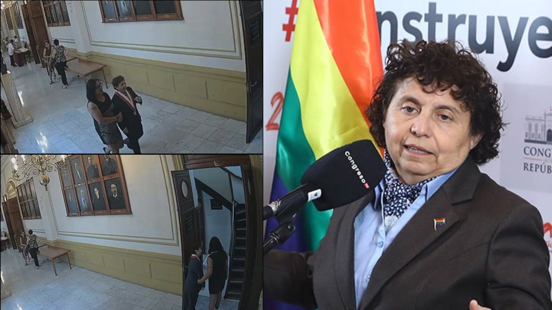 Congresista Susel Paredes es denunciada ante la Comisión de Ética por promover el uso de baño de damas por personas trans | Foto composición: Infobae Perú / Congreso del Perú