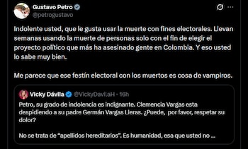 Gustavo Petro - crédito @petrogustavo/X