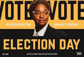 Afiche de campaña de Mauree