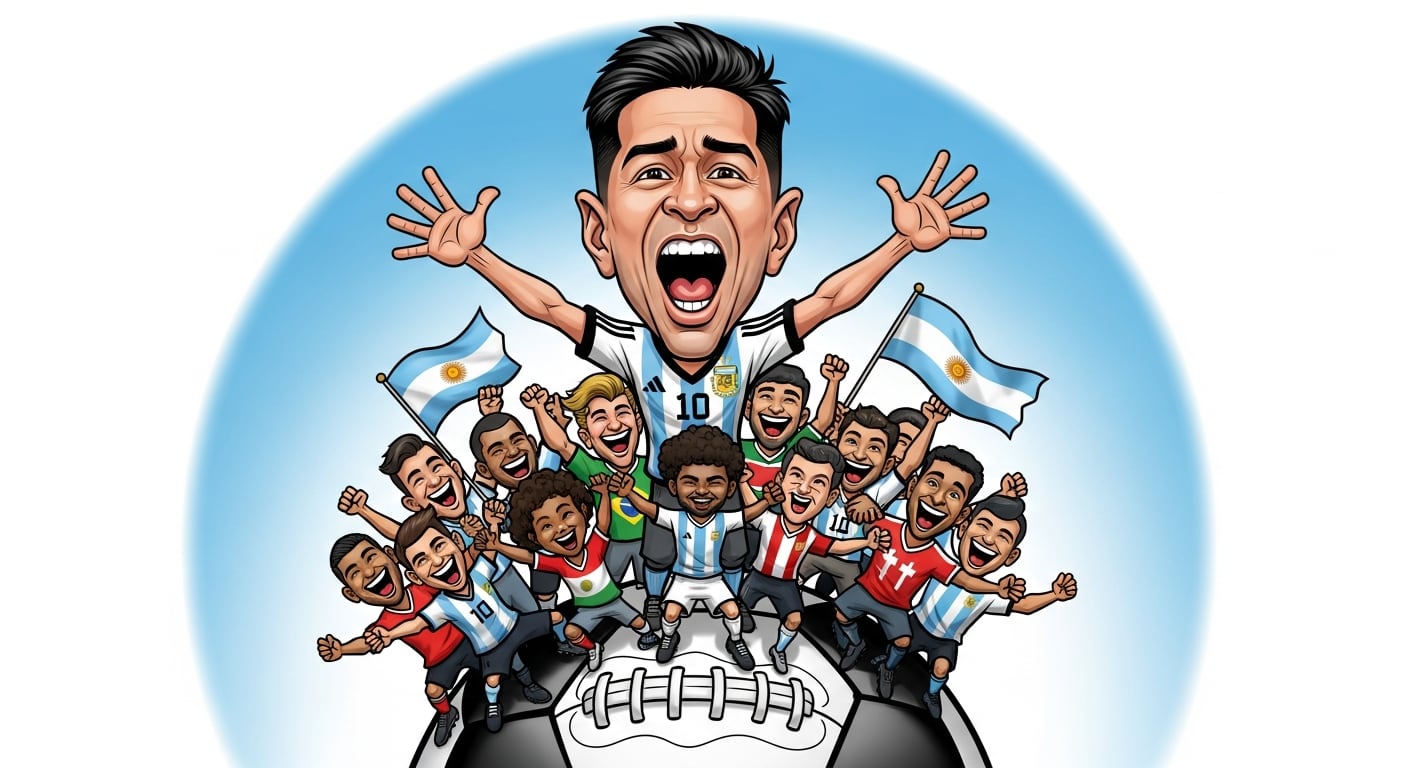 La pasión futbolera pone en marcha hormonas, memoria, pertenencia y estrés, incluso frente a una pantalla, porque la vivencia se procesa como algo propio y compartido (Imagen Ilustrativa Infobae)