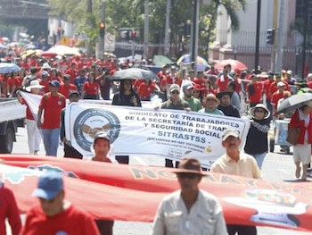 El 1 de mayo se mantiene como una fecha de lucha y reivindicación laboral en Honduras. (FOTO: El Heraldo)