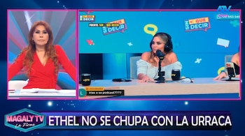 Magaly Medina sobre Ethel Pozo: “Ahora está libre, ya no hay pretextos para que no venga”. Captuyra: Magaly TV La Firme.