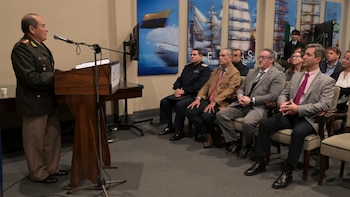 “Vamos a tratar de priorizar las tecnologías emergentes y de uso dual”, sostuvo el general Puebla a la hora de hablar de los planes del Ministerio (Fotos: Fernando Calzada)