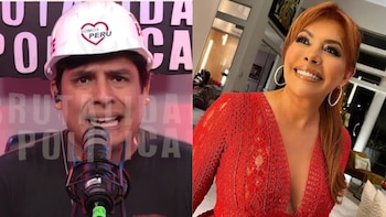 Curwen amenaza con responderle a Magaly Medina tras el ampay de su novia Carla Campos: “Te has equivocado conmigo”