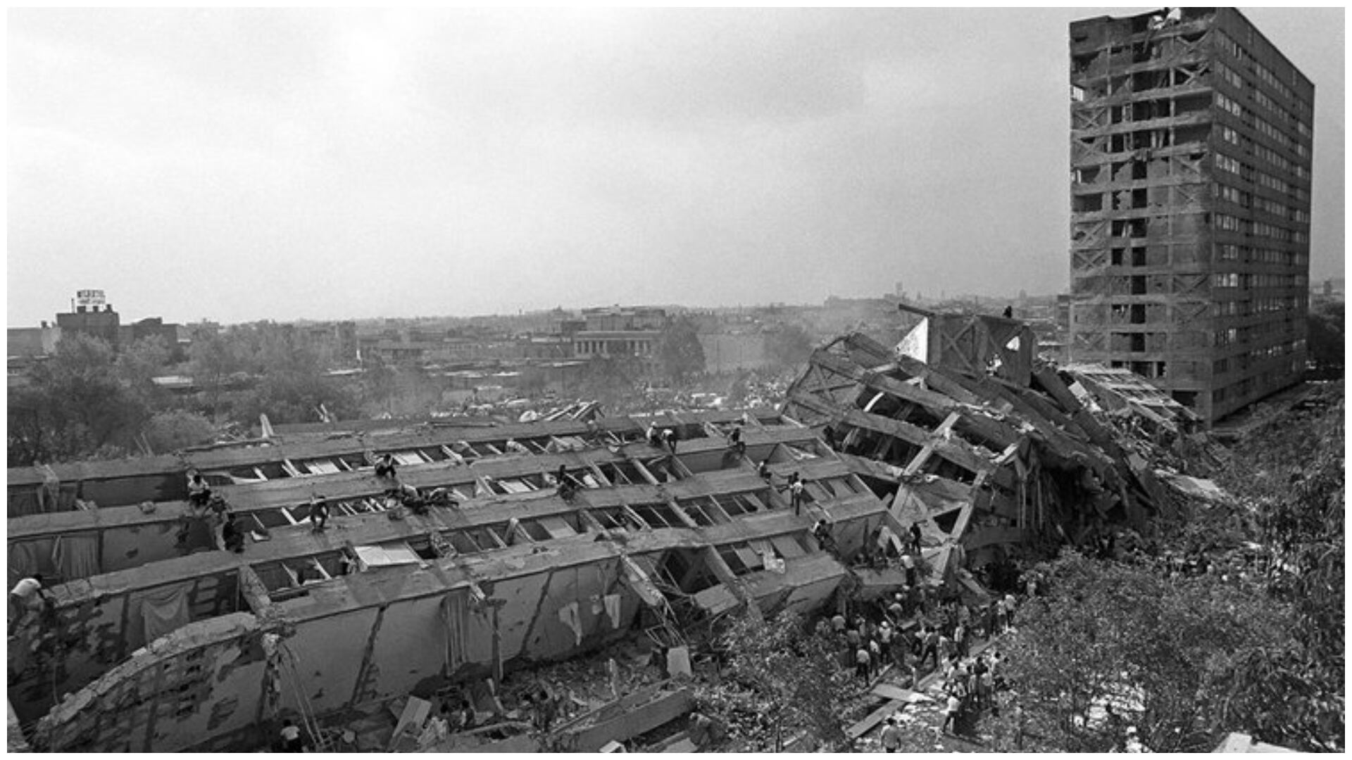 edificio tlatelolco, edificio nuevo leon, sismo 1985